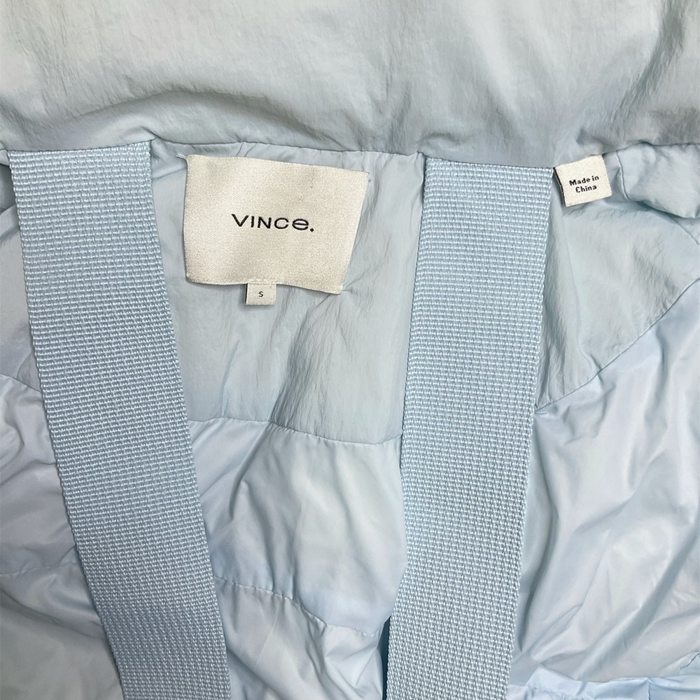 Vince Hooded Zip Front Down Puffer Jacket size S - Picture 6 of 15